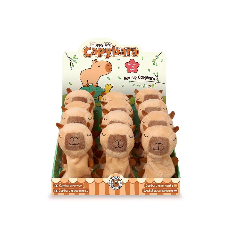 Springfigur Pop-up Happy Life Capybara, sortiert TRENDHAUS 966759