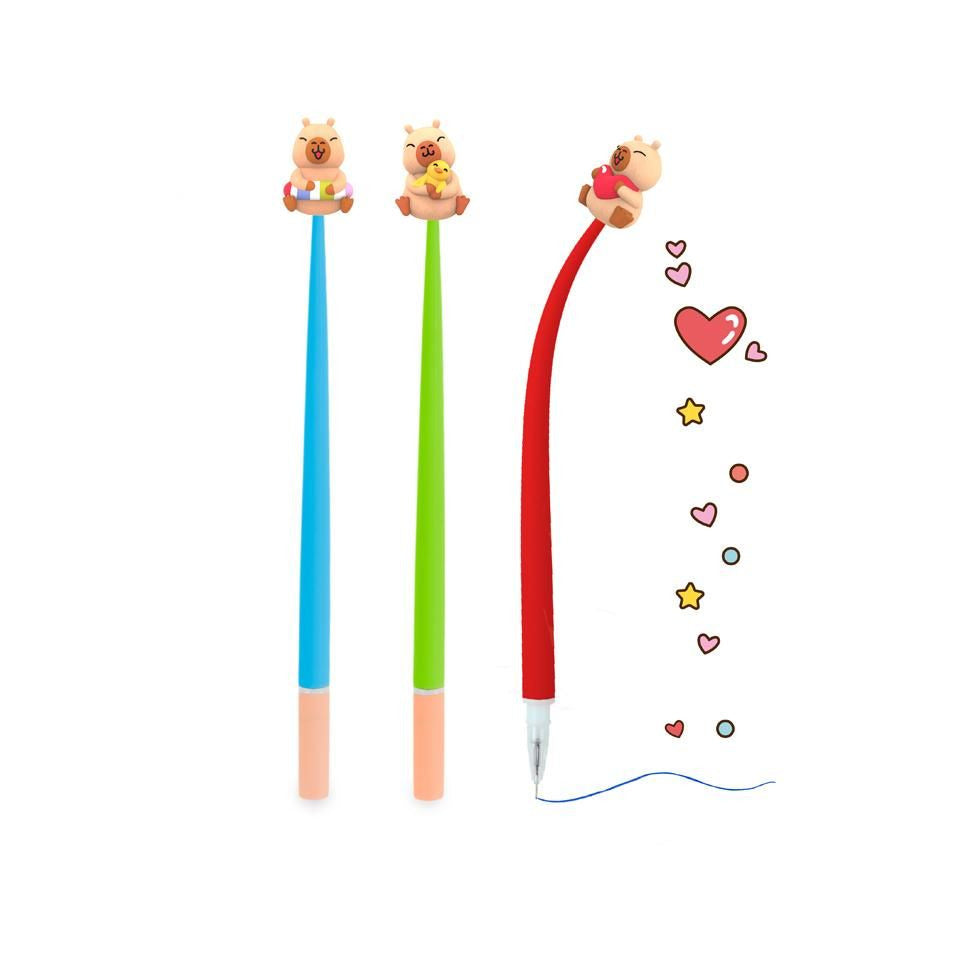 Fineliner mit Wackelfigur Happy Life Capybara, 0,5 mm, sortiert TRENDHAUS 967022 TRENDHAUS 967022 0,5mm