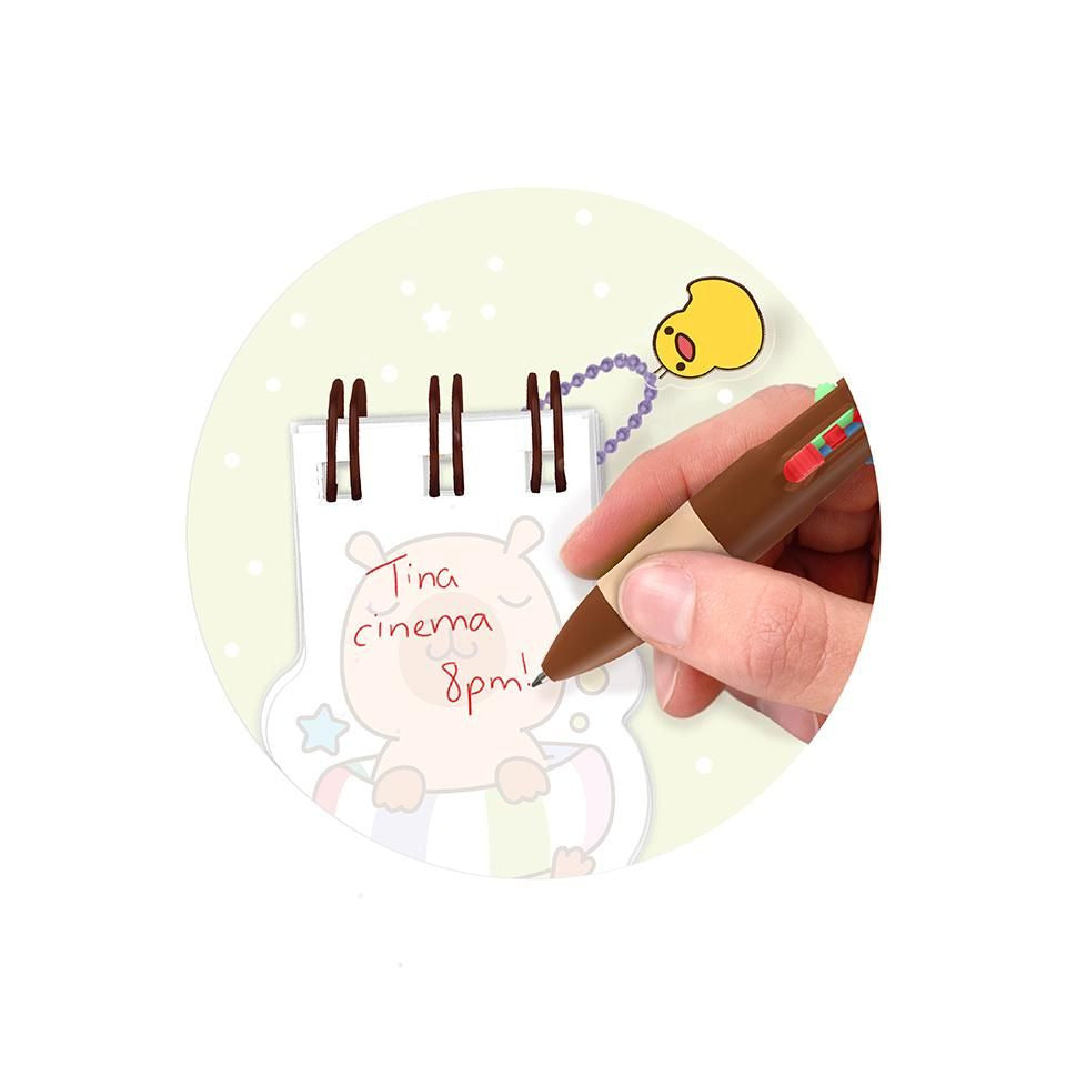 Spiralnotizblock Happy Life Capybara, 104 Blatt, sortiert TRENDHAUS 966957 TRENDHAUS 966957 104 Blatt