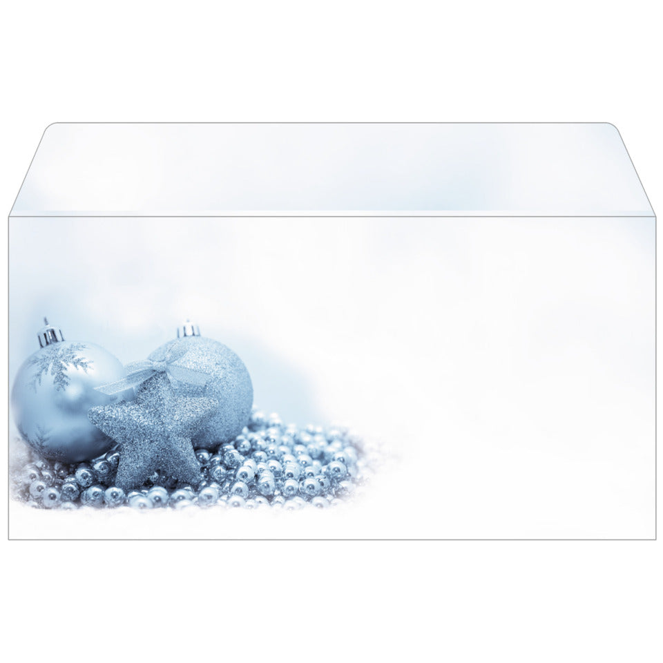 Weihnachts-Briefumschlag Blue Mystery, DIN lang, 90g/m², 50 Stück SIGEL DU081 SIGEL DU081 Blue Mystery
