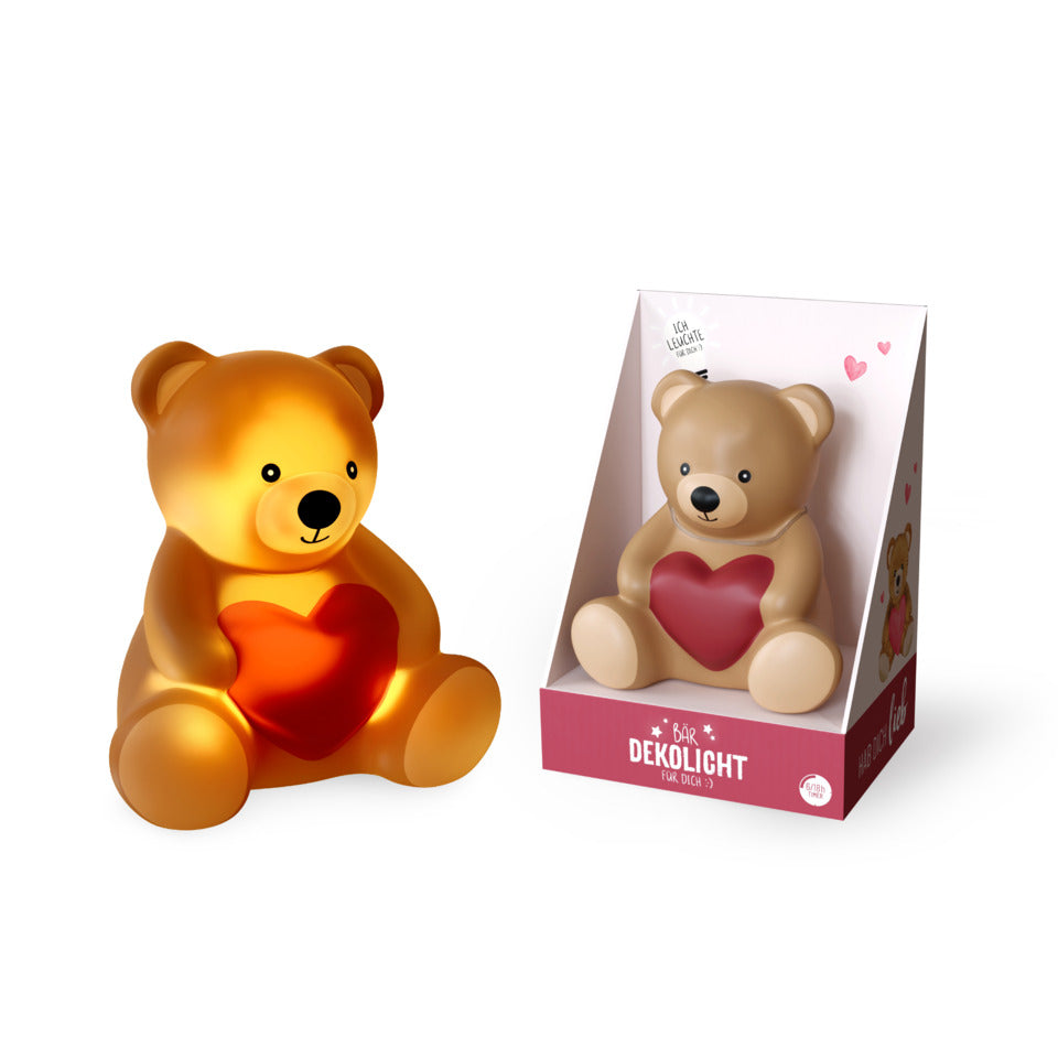 LED-Nachtlicht Teddy, 12,5 cm, Timerfunktion FÜR DICH 626389 FÜR DICH 626389 11,5x10,5x9cm