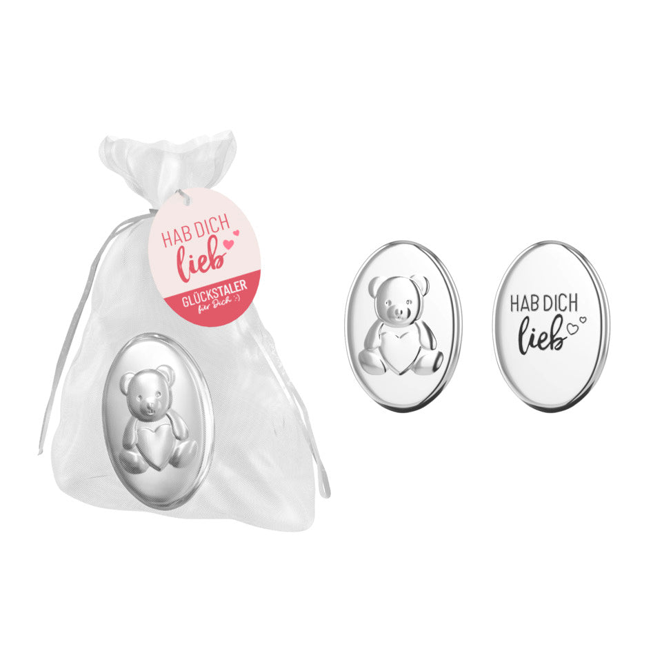 Glückstaler Liebe Wünsche, 24 x 33 mm, sortiert FÜR DICH 820220 FÜR DICH 820220 3,3x2,4cm