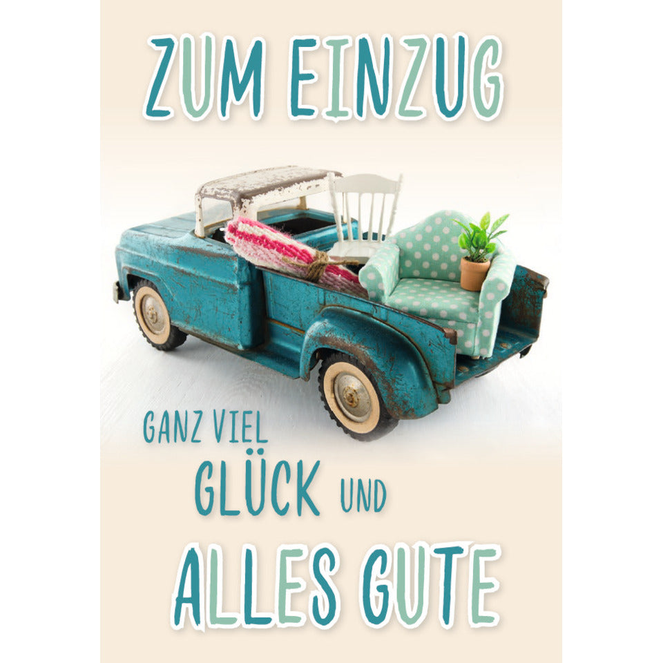 Glückwunschkarte zum Einzug KOMMA³ 01-431 KOMMA³ 01-431 Bild