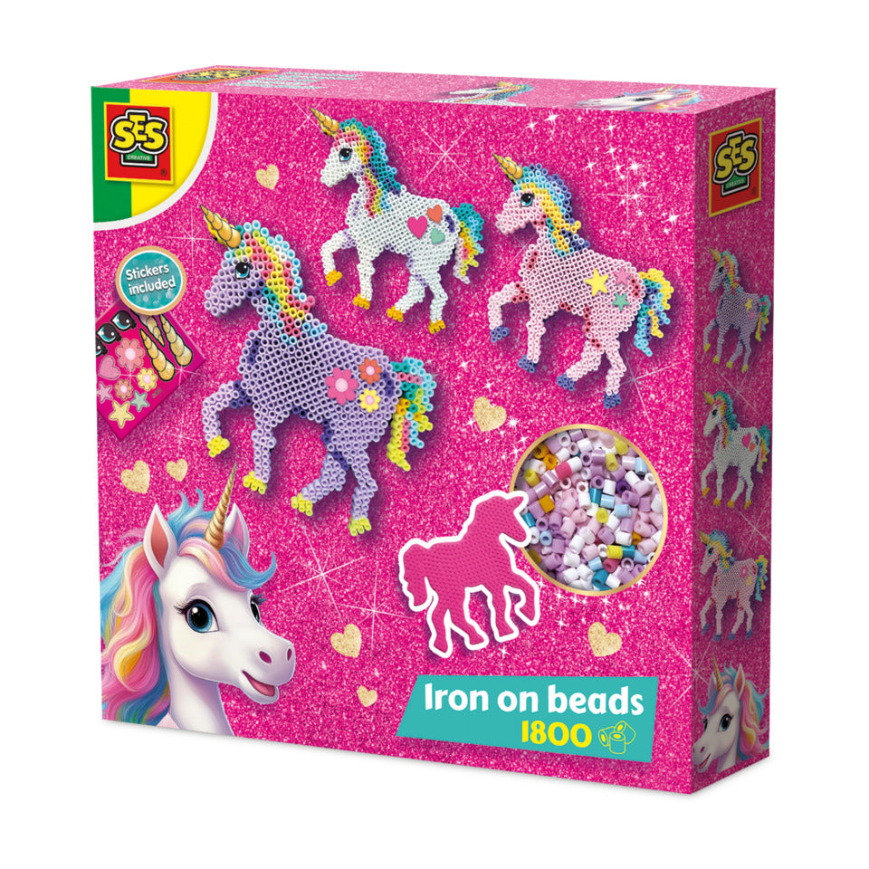 Bügelperlen Einhorn SES CREATIVE 14728