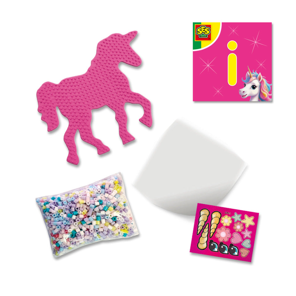 Bügelperlen Einhorn SES CREATIVE 14728