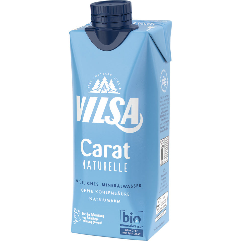 Mineralwasser Carat Naturelle, 12 x 0,5L VILSA 10050 VILSA Carat 10050