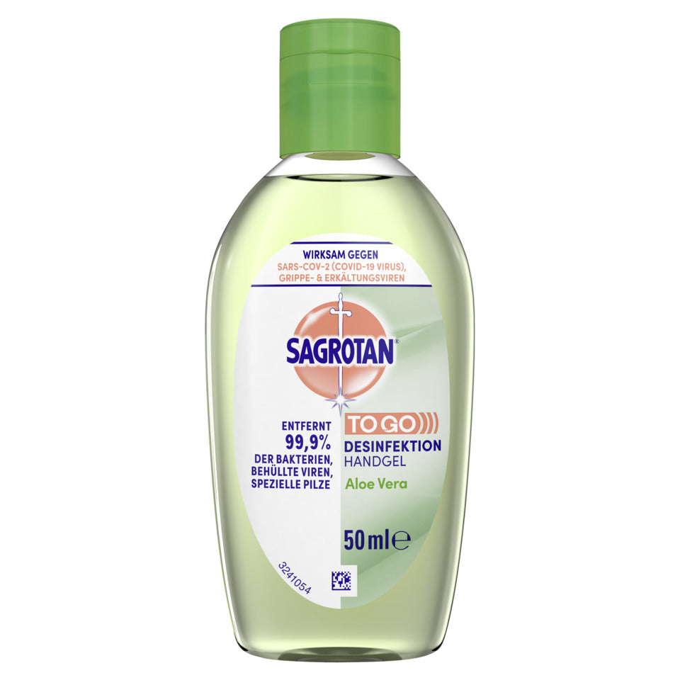 Hand-Desinfektionsgel mit Aloe Vera 50ml SAGROTAN 3204789