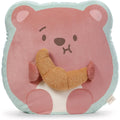 Plüschkissen Bär Nomo mit Croissant, 35 x 33 x 12 cm NICI 62391 NICI 62391 35x33x12cm