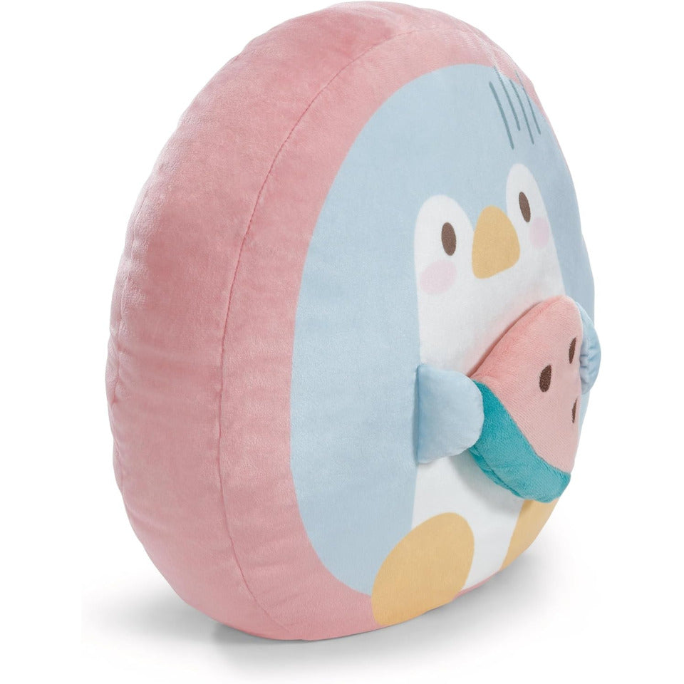Plüschkissen Pinguin Waddle mit Melone, 35 x 33 x 12 cm NICI 62392 NICI 62392 35x33x12cm