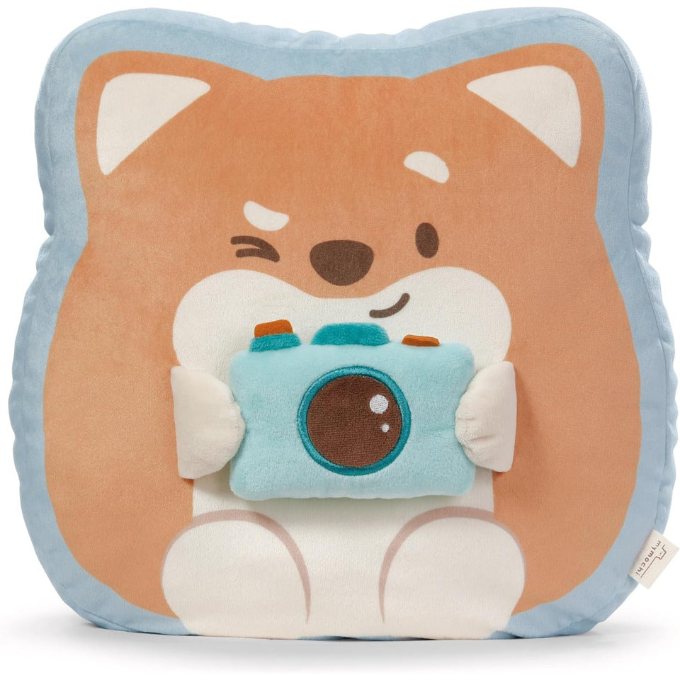 Plüschkissen Hund Hiro mit Kamera, 35 x 33 x 12 cm NICI 62393 NICI 62393 35x33x12cm