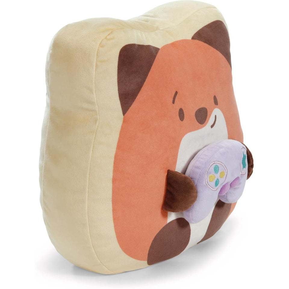 Plüschkissen Fuchs Geeks mit Spielkonsole, 35 x 33 x 12 cm NICI 62394 NICI 62394 35x33x12cm