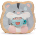 Plüschkissen Hamster Shai mit Tasse, 35 x 33 x 12 cm NICI 62395 NICI 62395 35x33x12cm