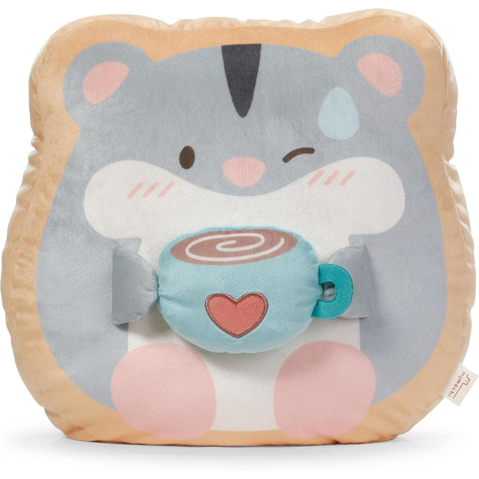 Plüschkissen Hamster Shai mit Tasse, 35 x 33 x 12 cm NICI 62395 NICI 62395 35x33x12cm