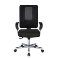 Drehstuhl Open XT mit Armlehnen, chrom/schwarz TOPSTAR OX790UG200H