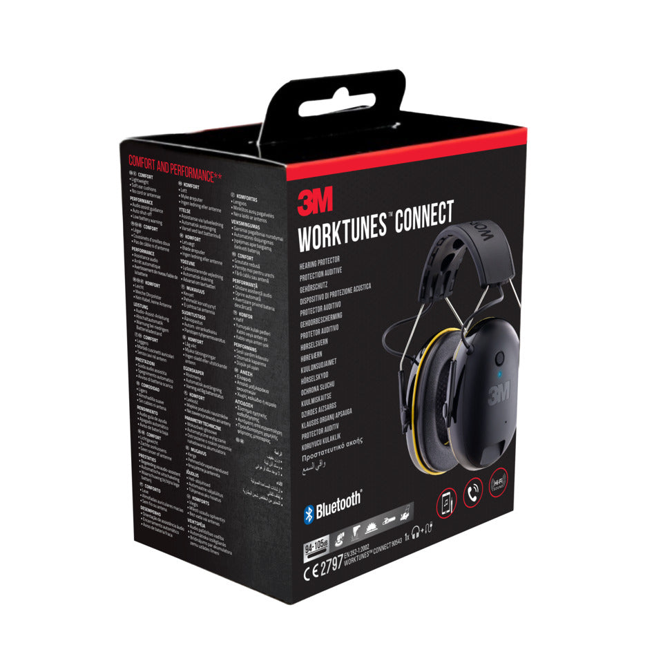 Kapselgehörschutz Connect 94-105 dB 3M 90570E-1 3M 90570E-1 WorkTunes SNR 31dB