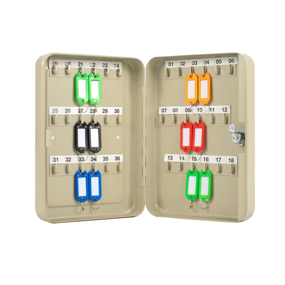Schlüsselschrank für 36 Schlüssel, grau Q-CONNECT KF04272