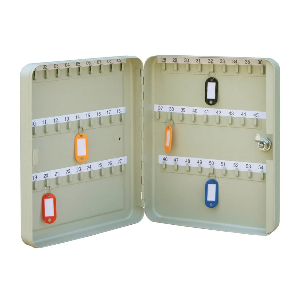 Schlüsselschrank für 54 Schlüssel, grau Q-CONNECT KF04273