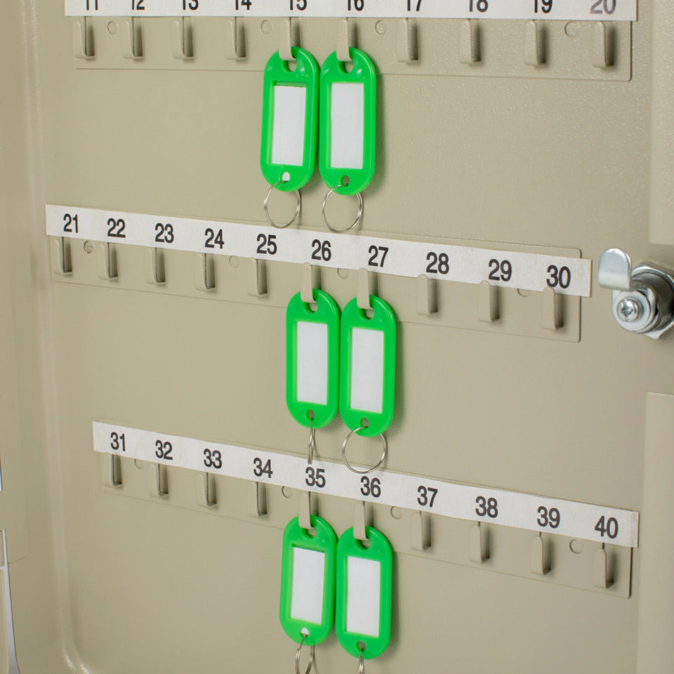Schlüsselschrank, für 80 Schlüssel grau Q-CONNECT KF04274