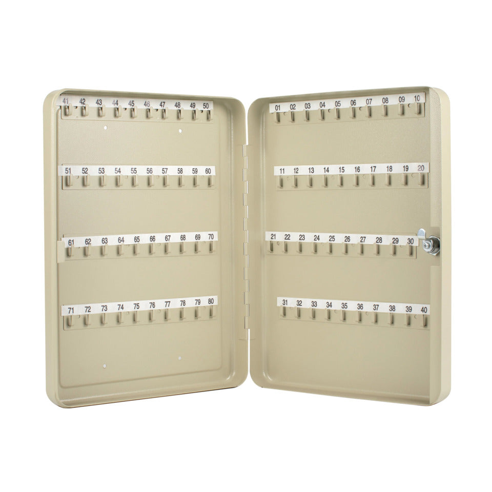 Schlüsselschrank, für 80 Schlüssel grau Q-CONNECT KF04274