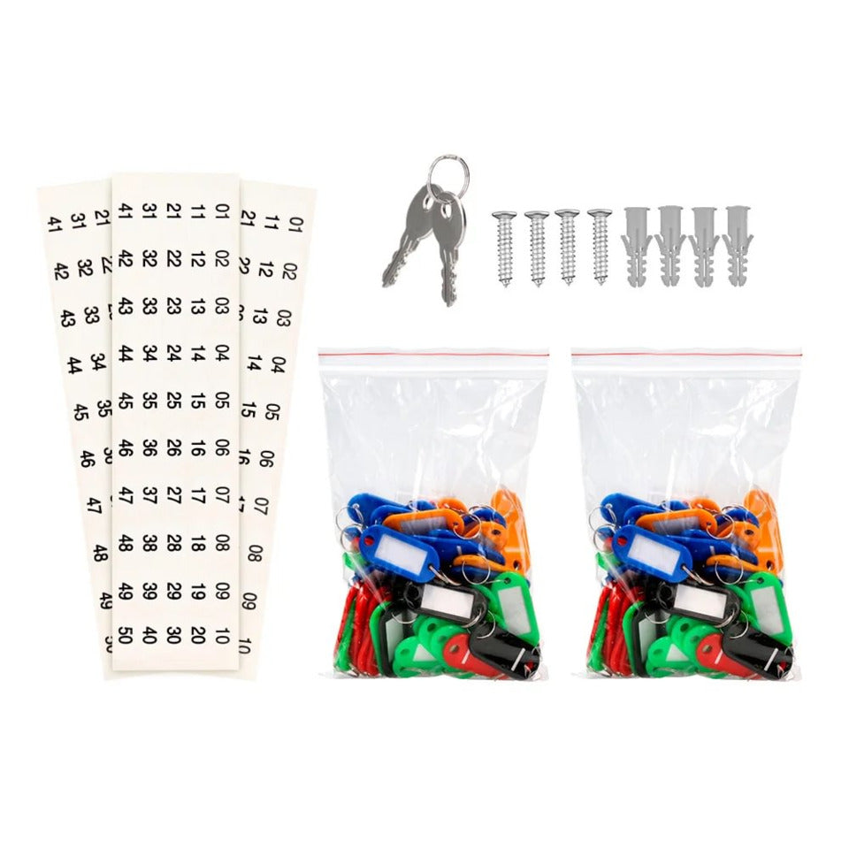 Schlüsselschrank für 140 Schlüssel, grau Q-CONNECT KF04275