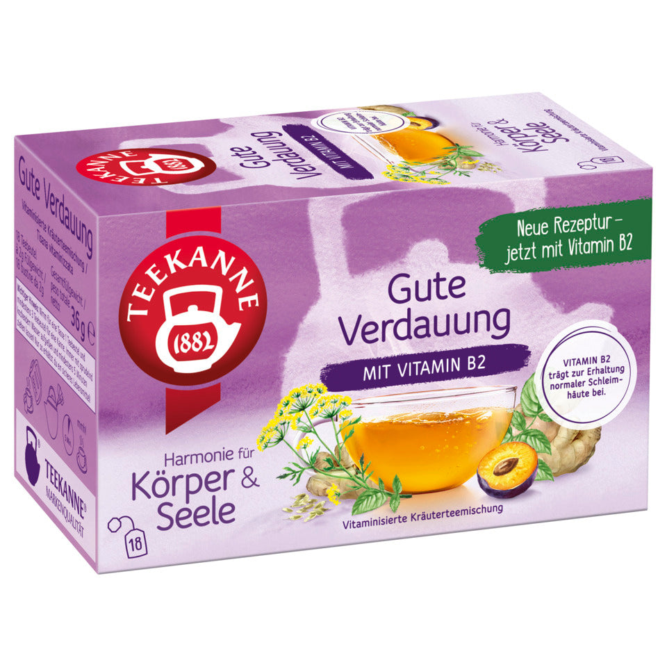 Tee Harmonie für Körper & Seele Gute Verdauung, 18 Beutel x 2 g TEEKANNE 4009300020981