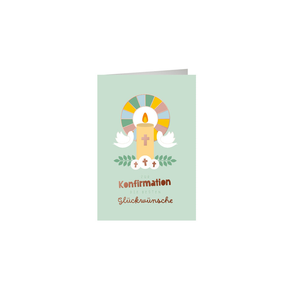 Konfirmationskarte, 11,5 x 17 cm  11-1635 11-1635 Bild