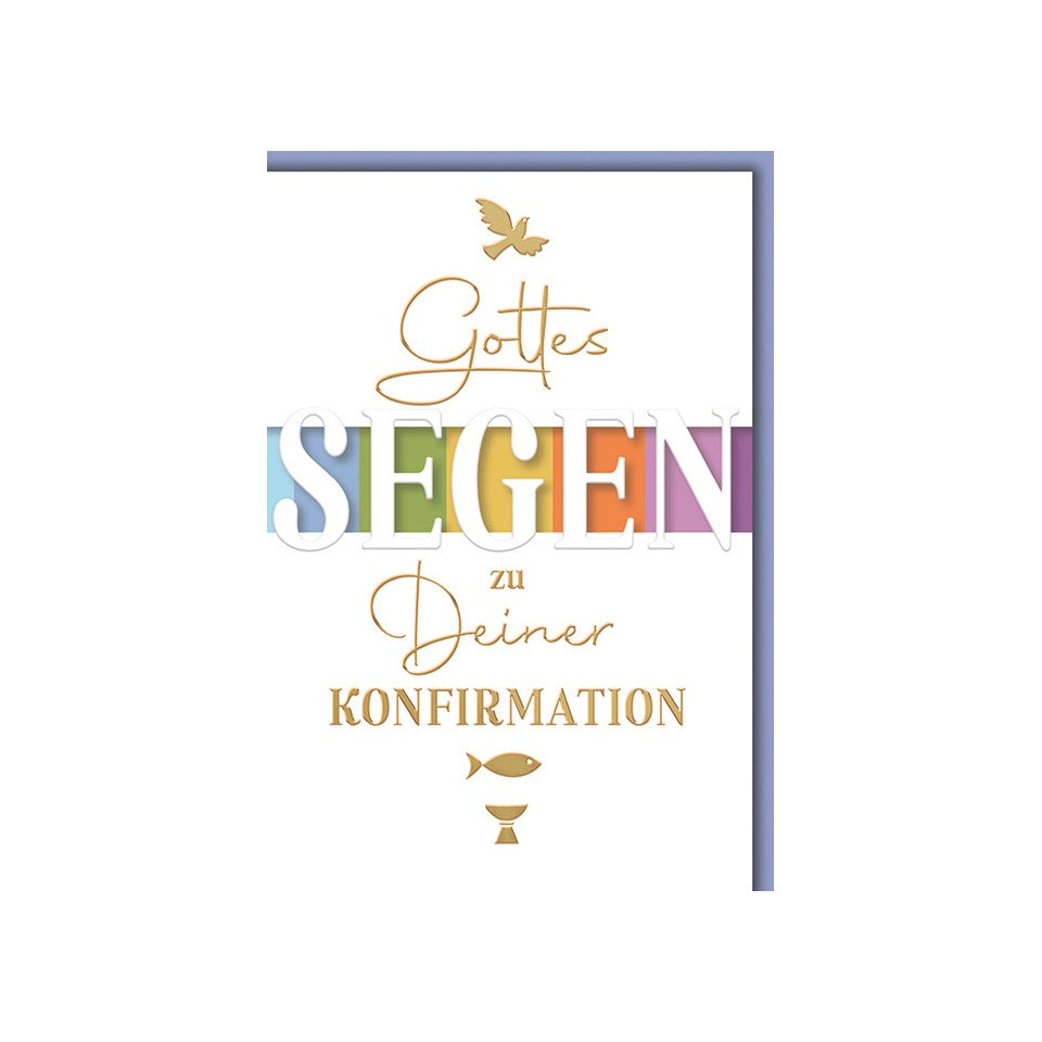 Konfirmationskarte, 11,5 x 17 cm  5110002 5110002 Bild