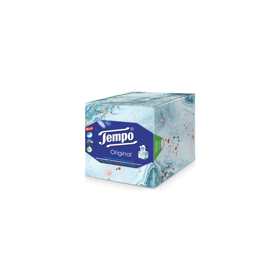 Taschentuch Box, 4-lagig, 60 Tücher TEMPO 135295