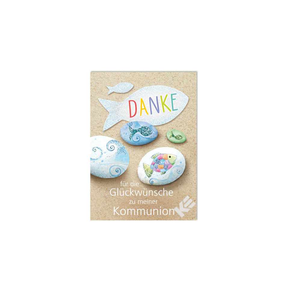 Karte Kommunionsdank, 11,5 x 17 cm, 5 Stück  12-3645 12-3645 Bild
