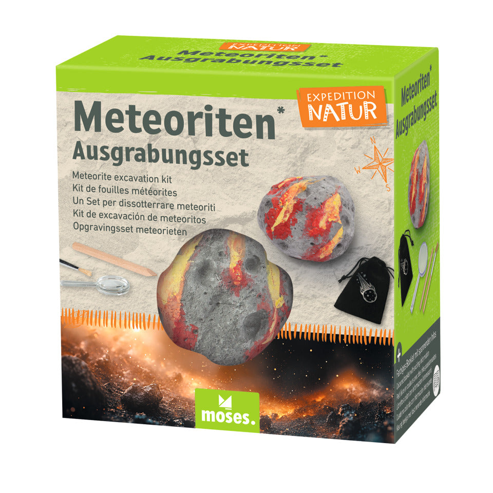 Ausgrabungsset Expedition Natur Meteoriten MOSES 9897 MOSES. 9897 Meteoriten