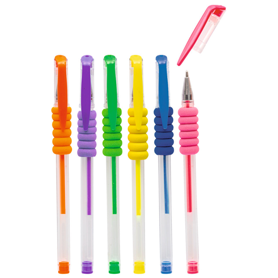 Gelstifte Neon Happy Day, 6 Stück MOSES 26309 MOSES. 26309