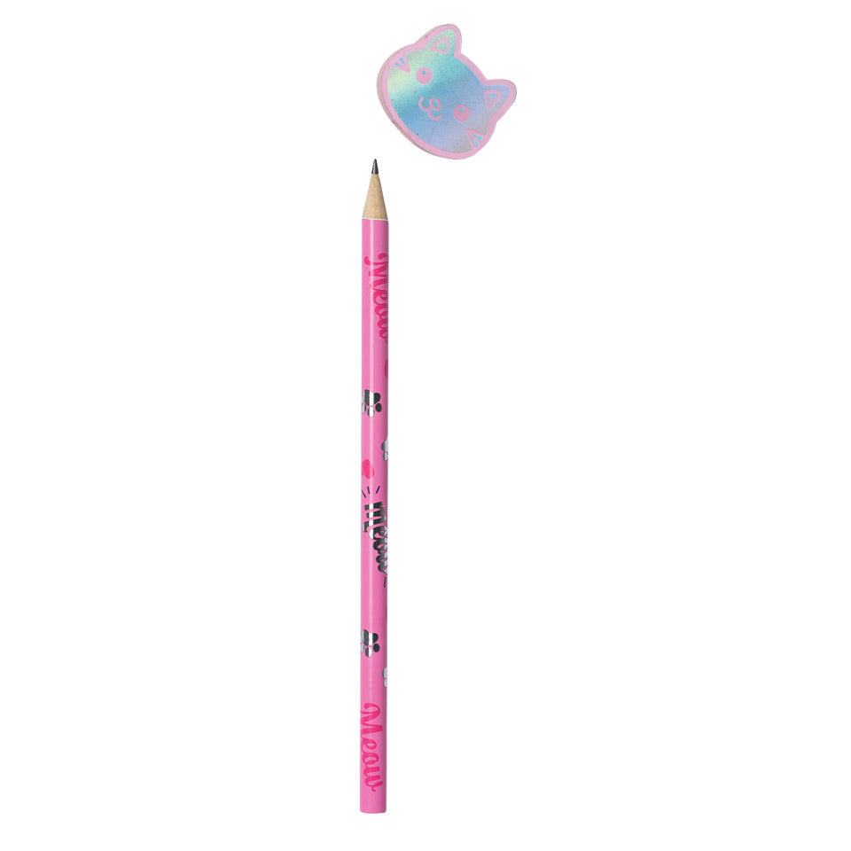 Glitzerbleistift Holo mit Radierer MOSES 26316 MOSES. 26316