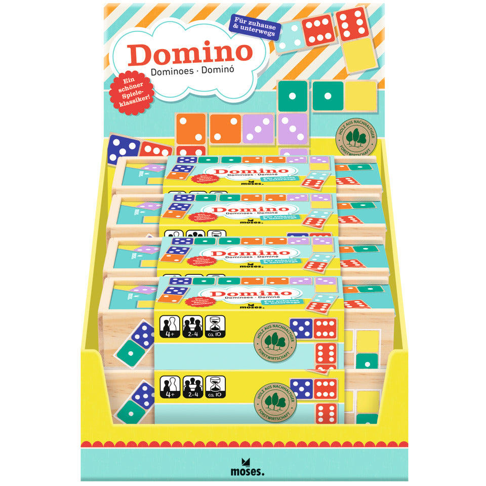 Spiel Holz-Domino MOSES 38269 MOSES. 38269