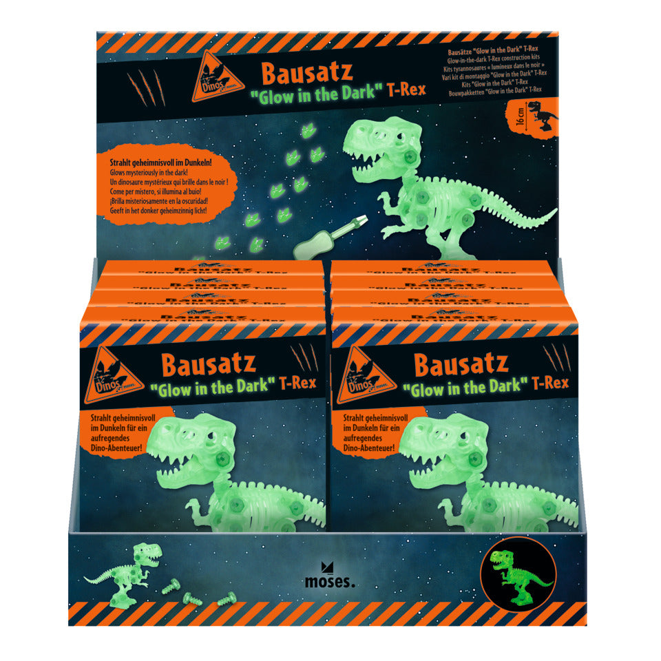 Dino Bausatz Glow in the Dark T-Rex MOSES 40269 MOSES. 40269
