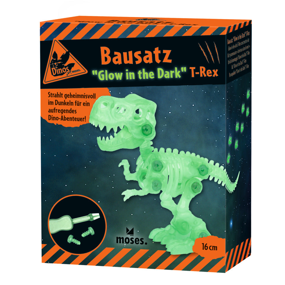 Dino Bausatz Glow in the Dark T-Rex MOSES 40269 MOSES. 40269