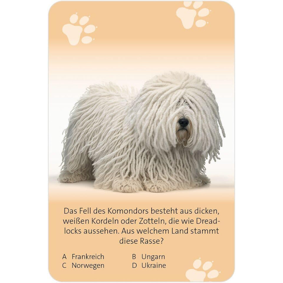 Spielkarten Das große Hunde Quiz MOSES 53607 MOSES. 53607