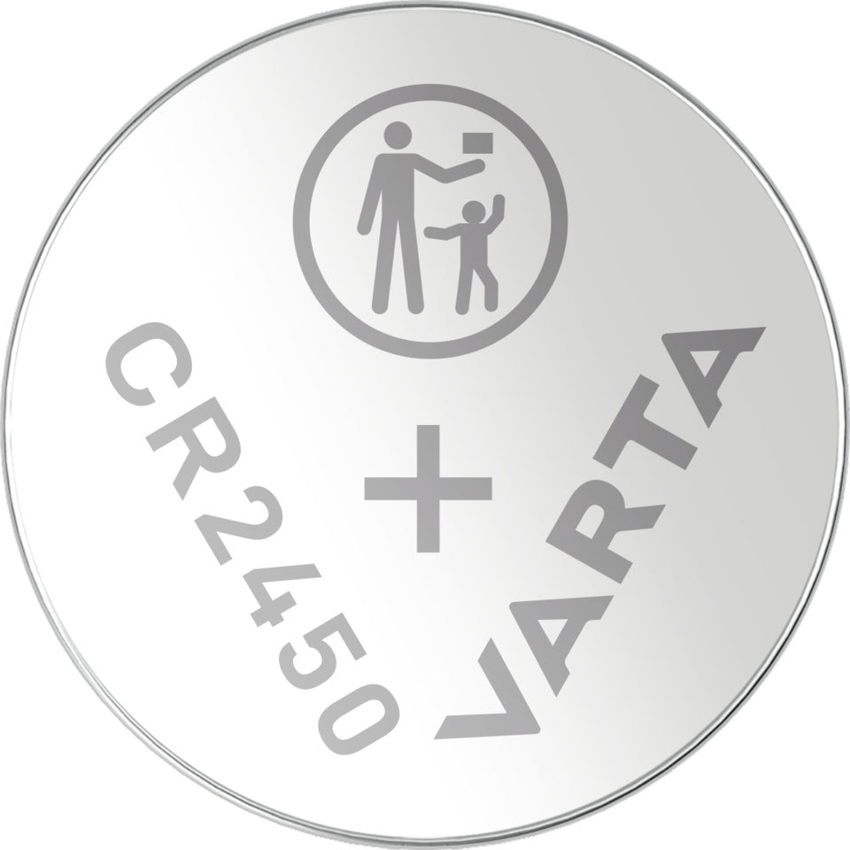 Knopfzellen-Batterie Lithium CR2450, 4 Stück VARTA 06450 101 404 VARTA 06450 101 404 Lithium