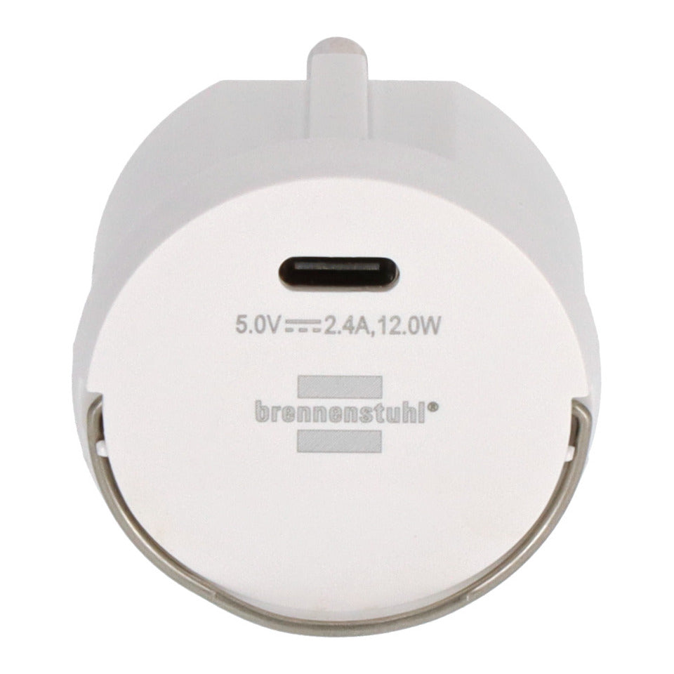Steckdosen-Adapter USB-C, weiß BRENNENSTUHL 1508110010