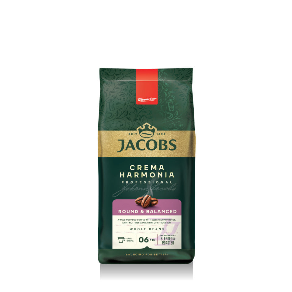 Kaffee Crema Harmonia ganze Bohne, 1000 g JACOBS 4242892