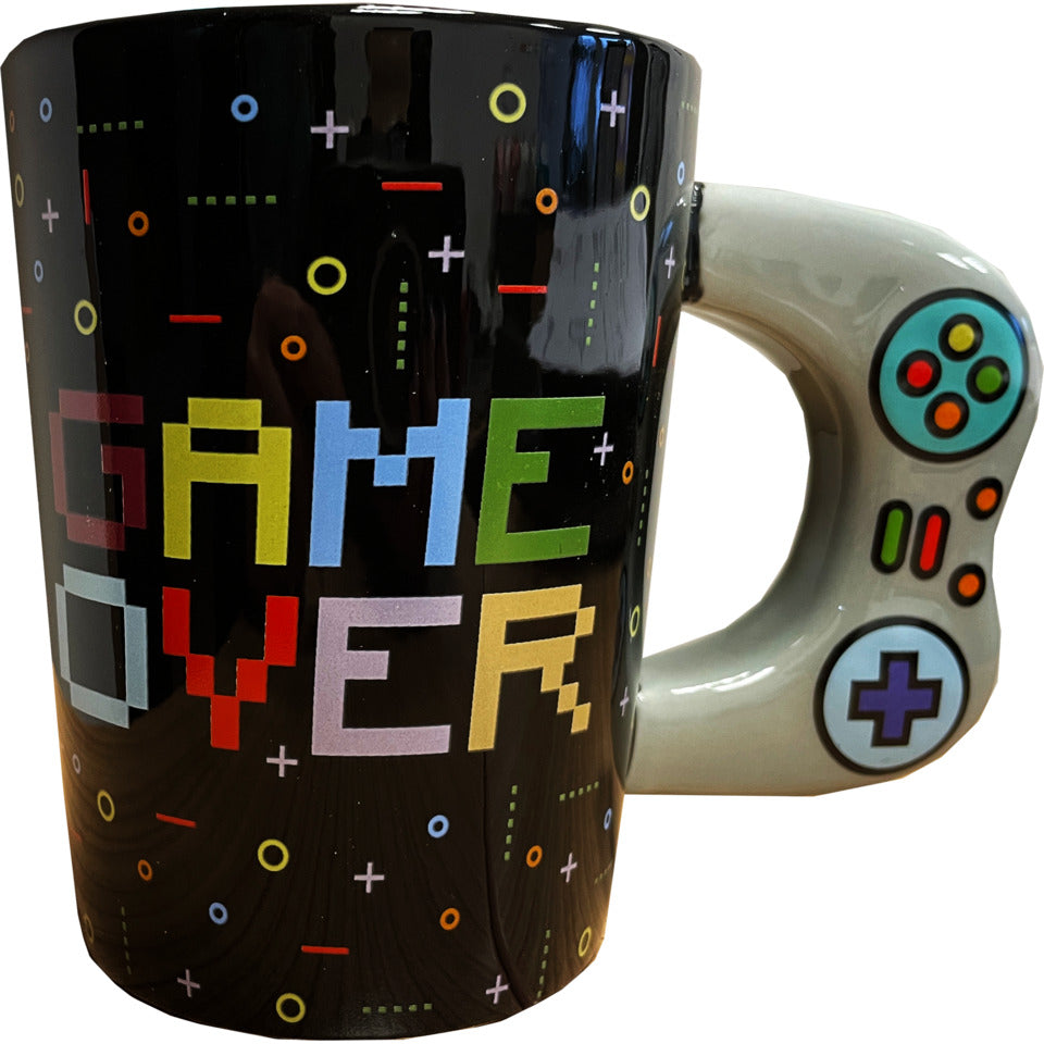 Keramikbecher Lets Play Game Over, 350 ml ITOTAL XL1923A ITOTAL XL1923A 350ml Game Over