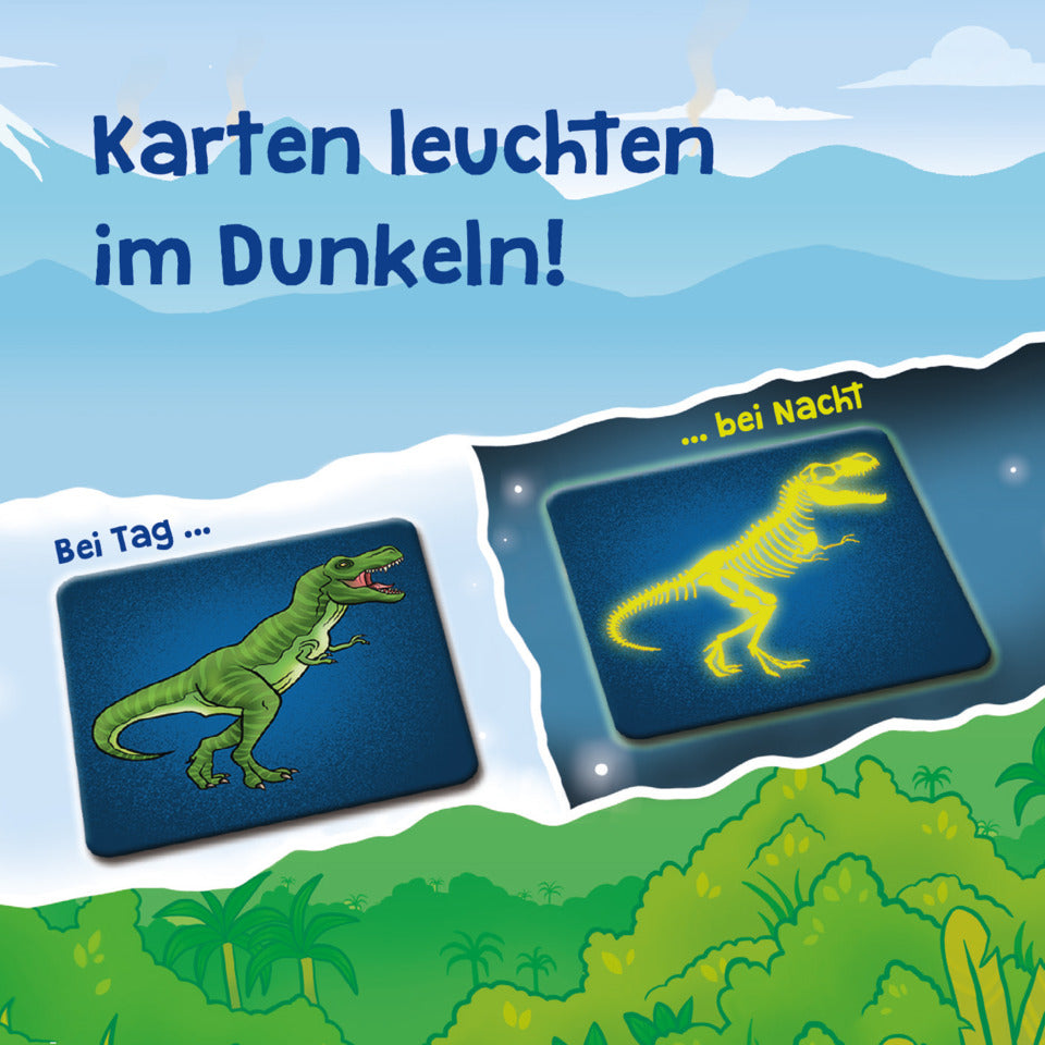 Memo-Spiel Welcher Dino leuchtet da ? KOSMOS 680701 KOSMOS 680701 nachtleuchtend