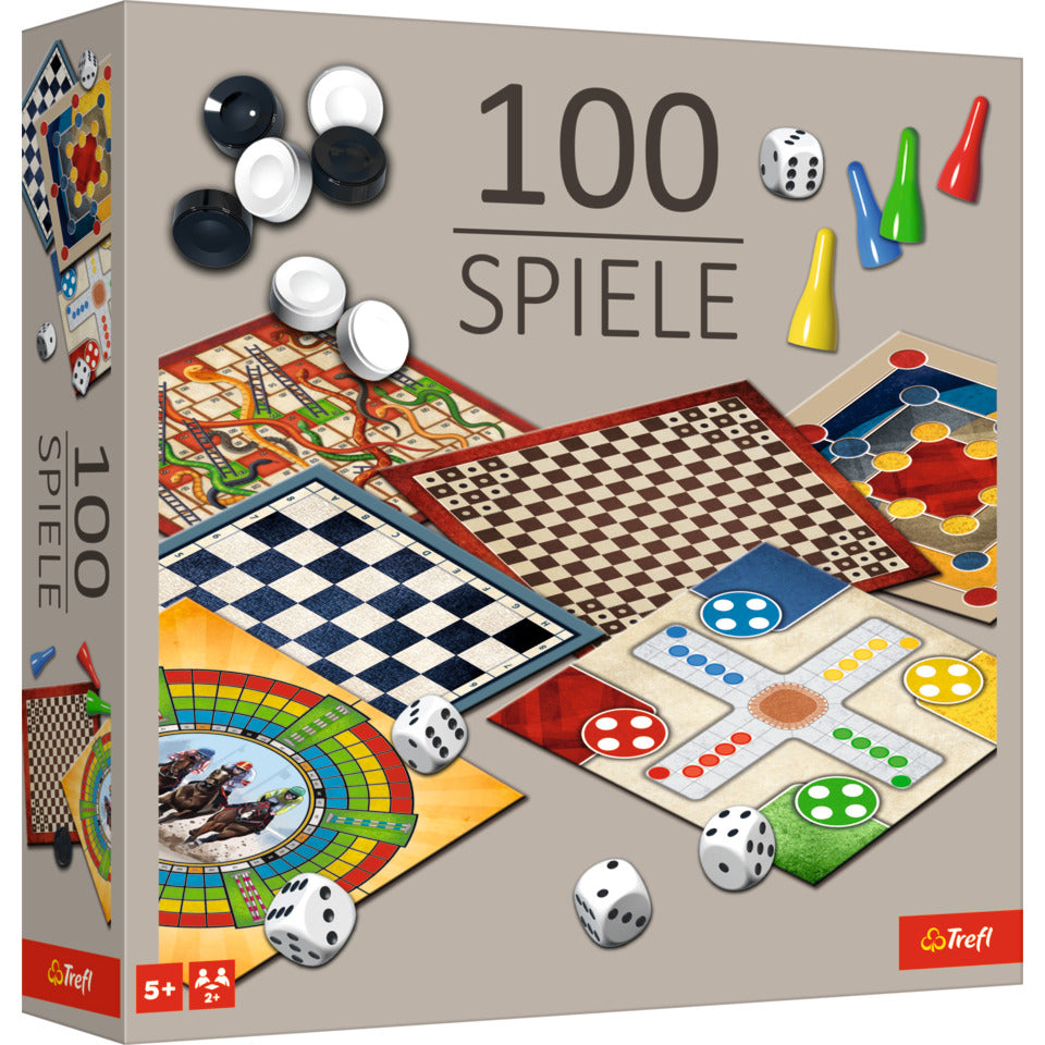 Spielesammlung 100 Spielmöglichkeiten TREFL 02532 TREFL 02532 100 Spielmöglichkeiten