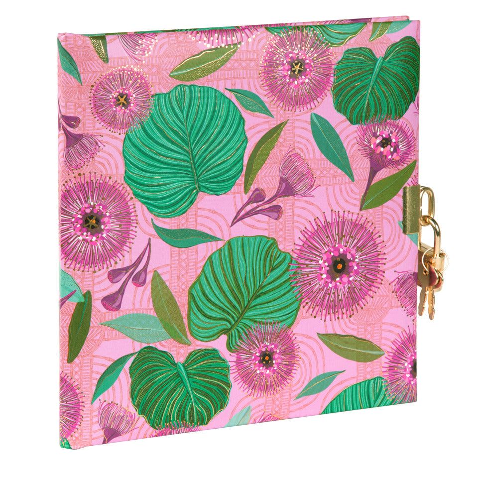 Tagebuch Tropical Leaves pink, 16,5 x 16,5 cm TURNOWSKY 44 854 TURNOWSKY 44 854 16,5x16,5cm