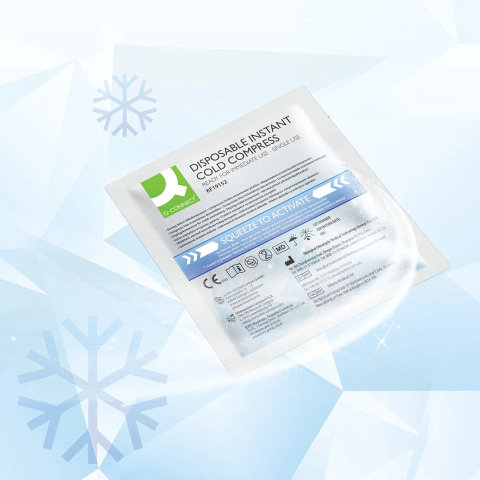 Kälte-Sofort-Kompresse  10 Stück Q-CONNECT KF19152 Q-CONNECT KF19152 P-10104 IA