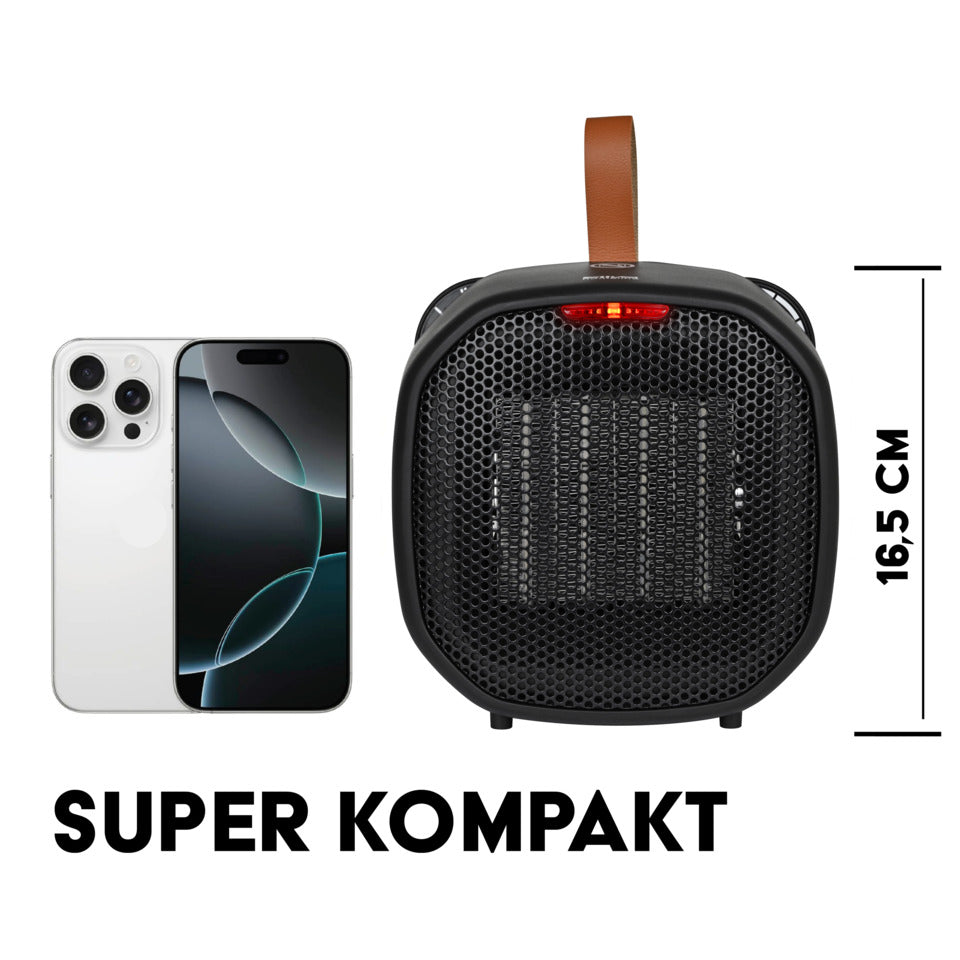 Heizlüfter Mini, 1400W, anthrazit SILVA HOMELINE HL-M 500 SILVA HOMELINE HL-M 500 / 510041