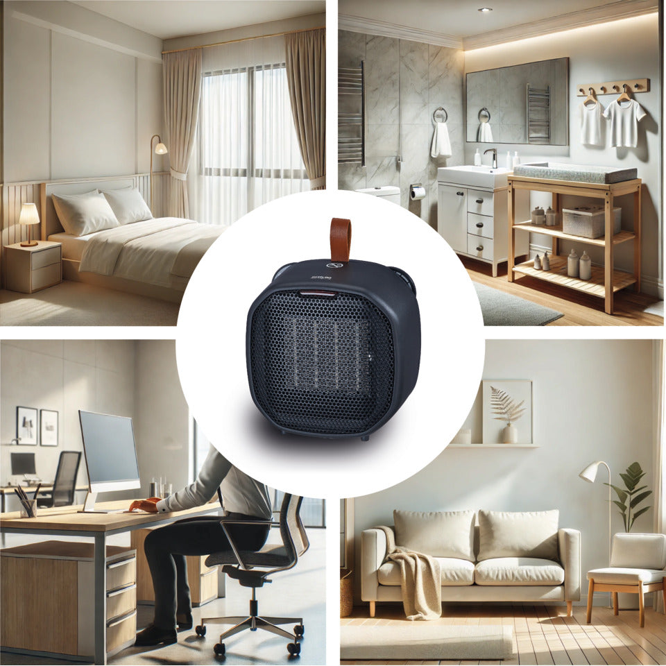 Heizlüfter Mini, 1400W, anthrazit SILVA HOMELINE HL-M 500 SILVA HOMELINE HL-M 500 / 510041