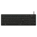 Tastatur Hygiene, kabelgebunden, schwarz MEDIARANGE MROS273 MEDIARANGE MROS273 IP68 USB 2.0