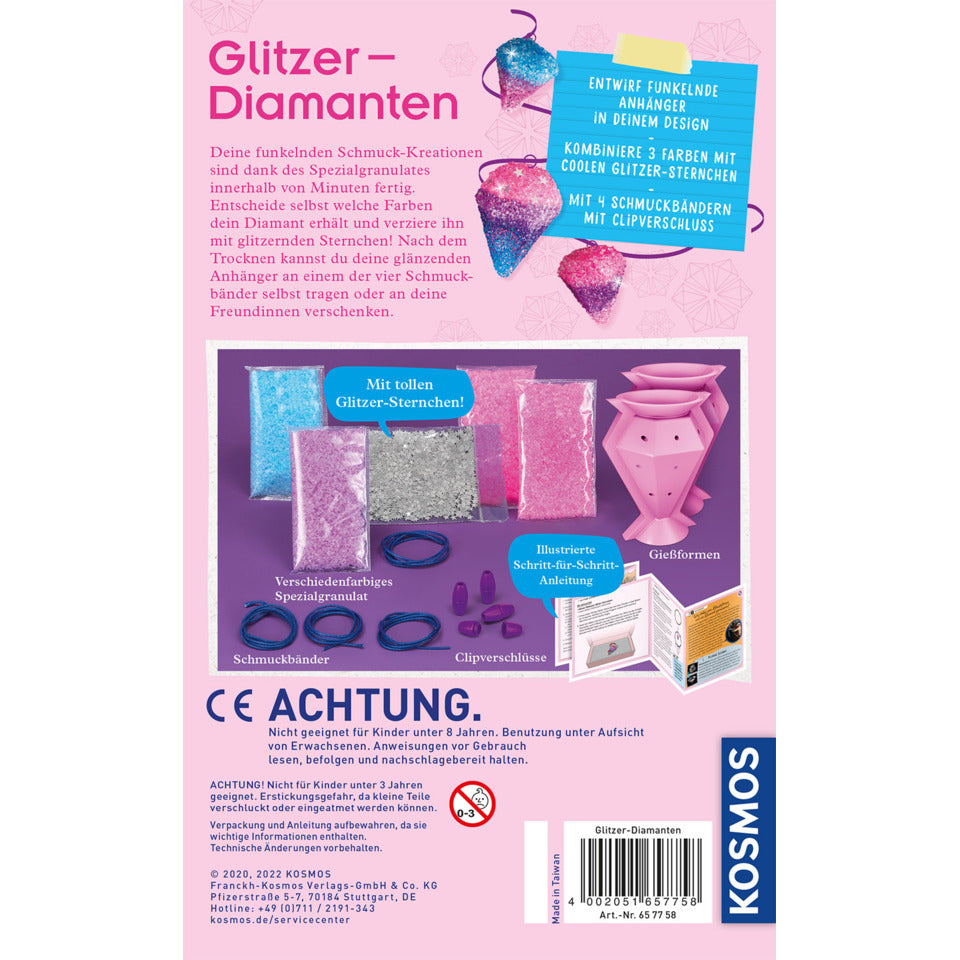 Mitbringspiel Experiment Glitzer-Diamanten KOSMOS 657758 KOSMOS 657758 Experiment
