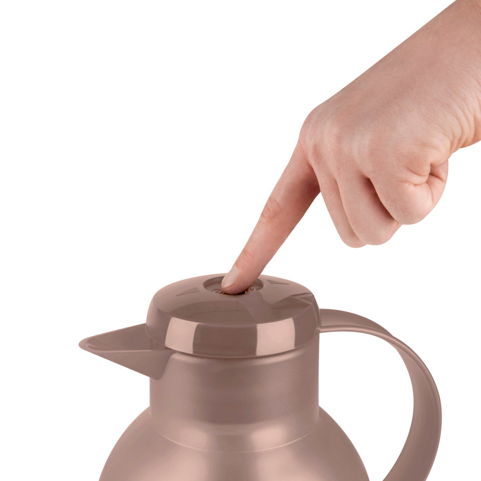 Thermoskanne SAMBA, 1,0 Liter, taupe EMSA 509820 EMSA 509820 Quick Press