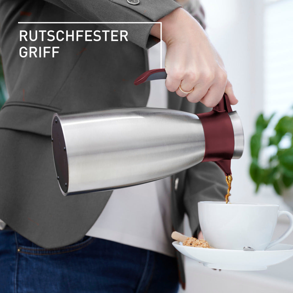 Thermoskanne Soft Grip, 1,5L, weinrot EMSA N4120500 EMSA N4120500 Quick Tip
